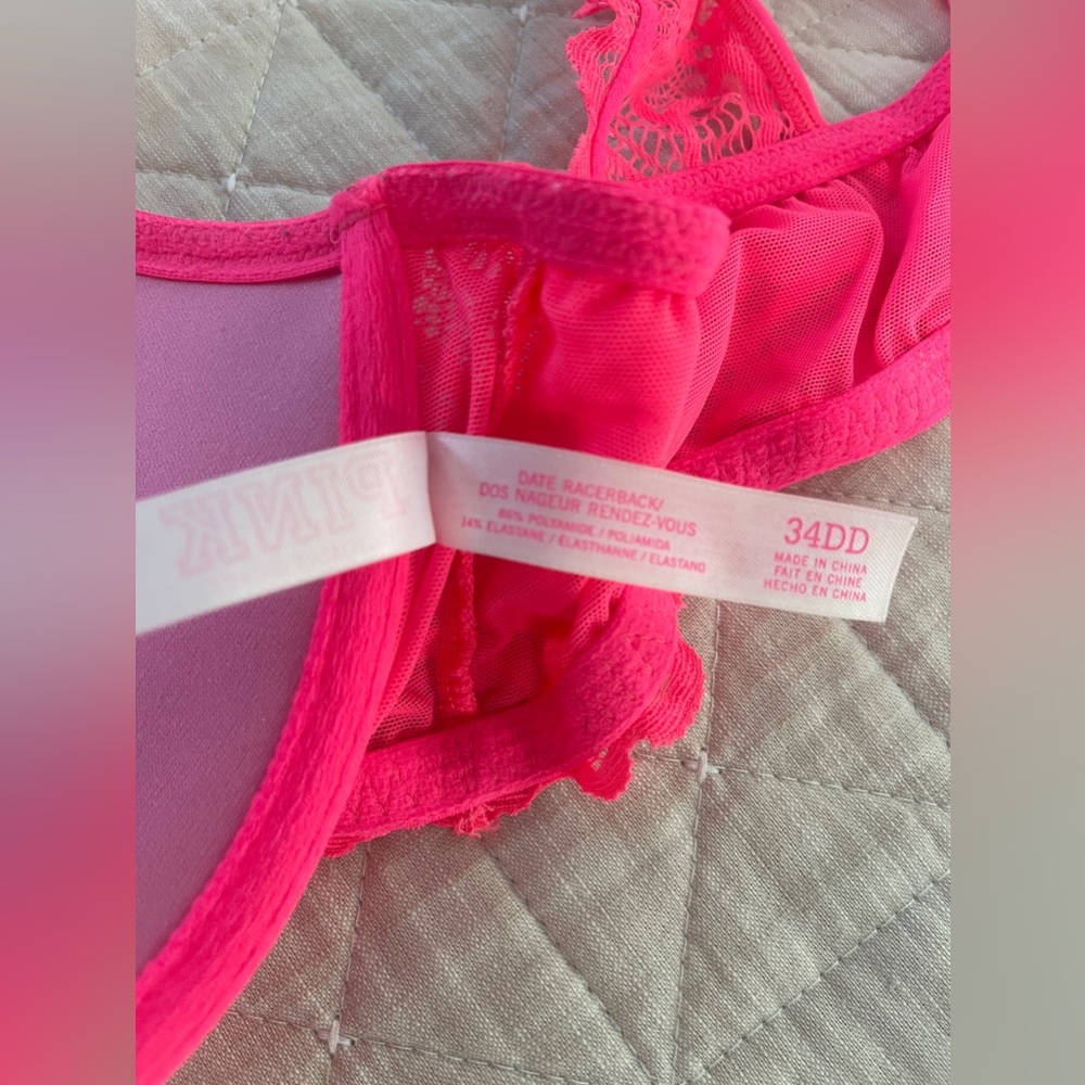 Pink Razor back bra - Picture 5 of 9